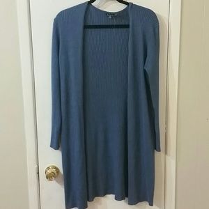 Blue cardigan